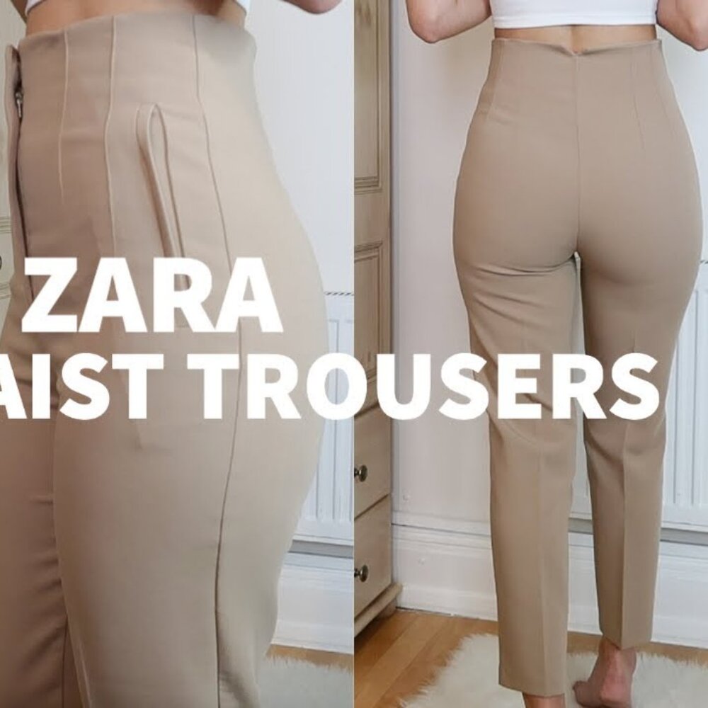 Zara High Waisted Trousers - Picture 2 of 3